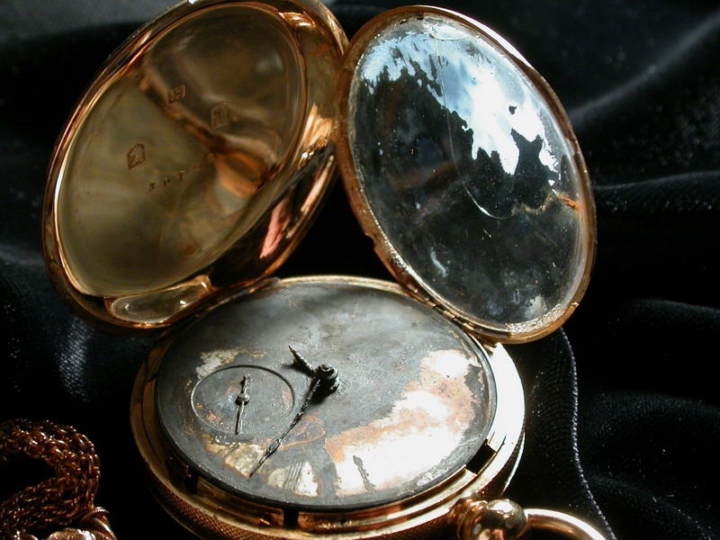 U.S. Civil War era pocket watch restored after 150 years in the wreck of the H. L. Hunley.