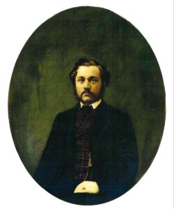 Portrait of a man wearing a coat and tie