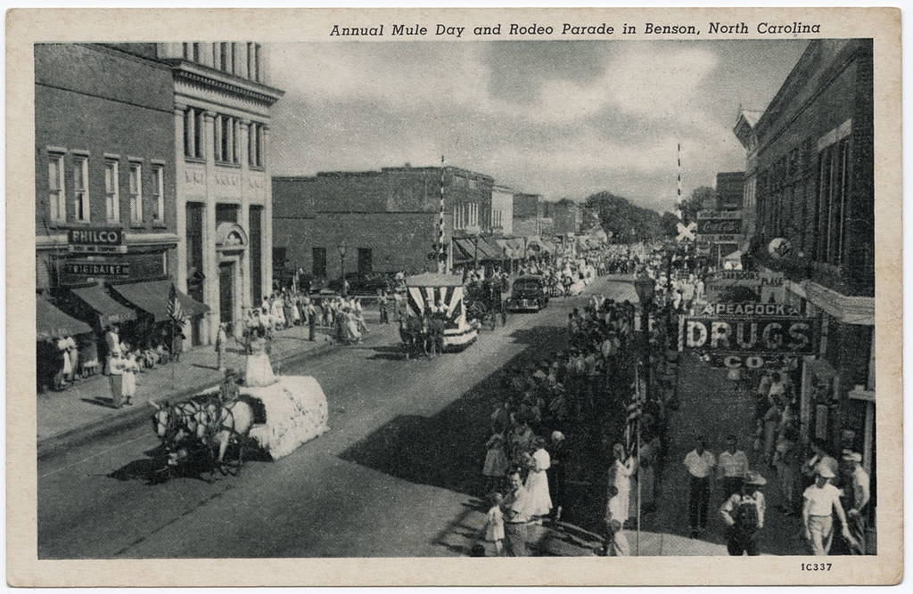 A parade in Benson, NC, date unknown.